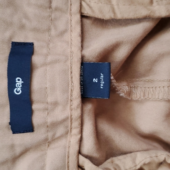 Womens GAP khaki wide leg pants size 2 - Picture 2 of 4